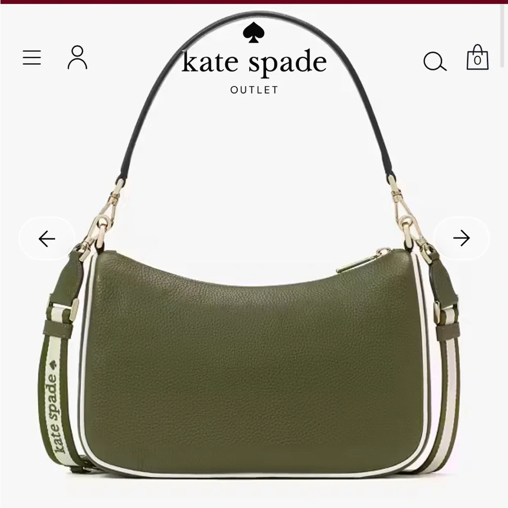 Kate Spade Emma Medium Shoulder Bag Pebble Leather Shoulder Crossbody NWT $429 - Picture 6 of 6
